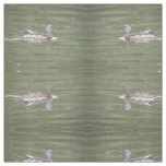 Duck on the Lake Patterned Animal Fabric