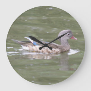 Duck on the Lake Wall Clock