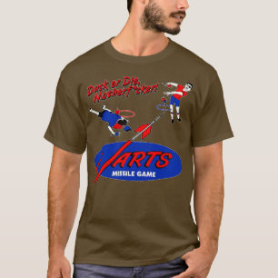 Duck or Die Lawn Jarts Missile Game T-Shirt