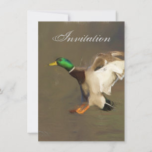 Duck Party Announcement Invitation