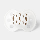 Duck Pattern Transparent Pacifier (Front)