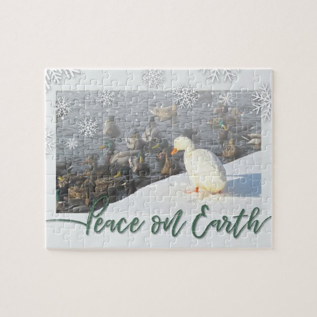 Duck Peace on Earth Jigsaw Puzzle (Horizontal)