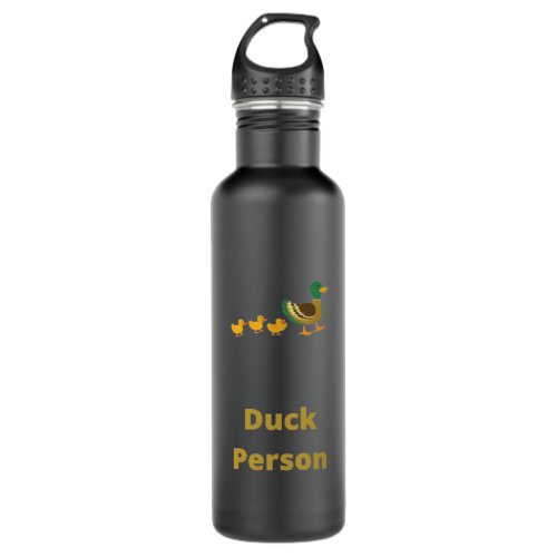 Duck Person _ Duck Stainless Steel Water Bottle