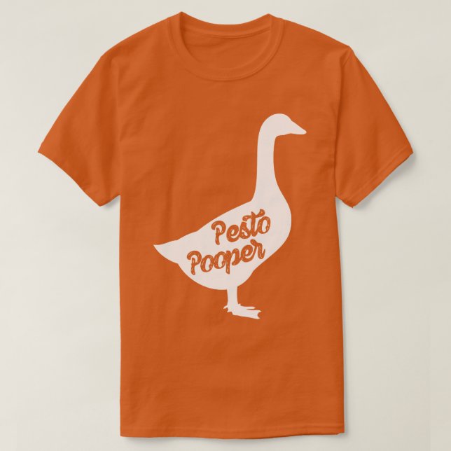 Duck Pesto Pooper T-Shirt (Design Front)