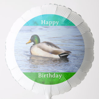 Duck Photo Birthday Balloon