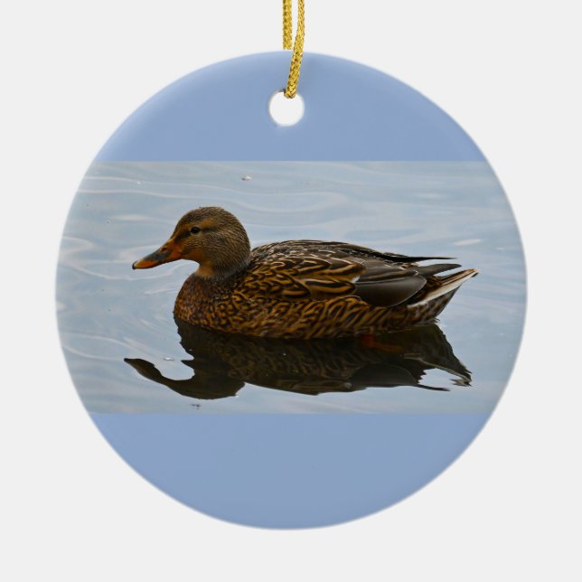 Duck Photo Ornament  (Front)