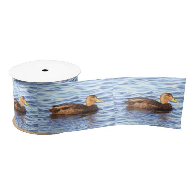 Duck Photo Satin Ribbon (Spool)