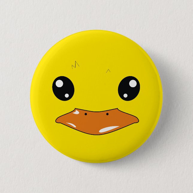 Duck Pinback Button (Front)