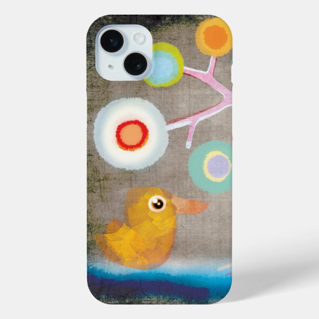 Duck pink tree right Rupydetequila Case-Mate iPhone Case (Back)