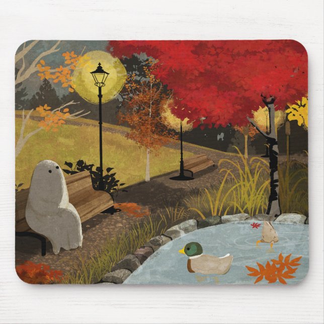Duck Pond - Autumn Mouse Pad (Front)