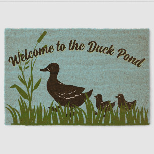 Duck Pond Design Coir Door Mat