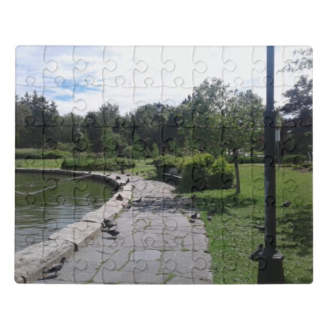 Duck Pond Jigsaw Puzzle (Puzzle Horizontal)