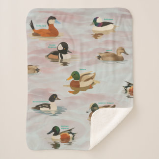 Duck Pond Sherpa Blanket