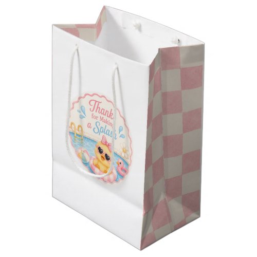 Duck Pool Party Favor Gift Bag | Birthday
