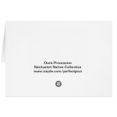 Duck Procession Cards (Back Horizontal)