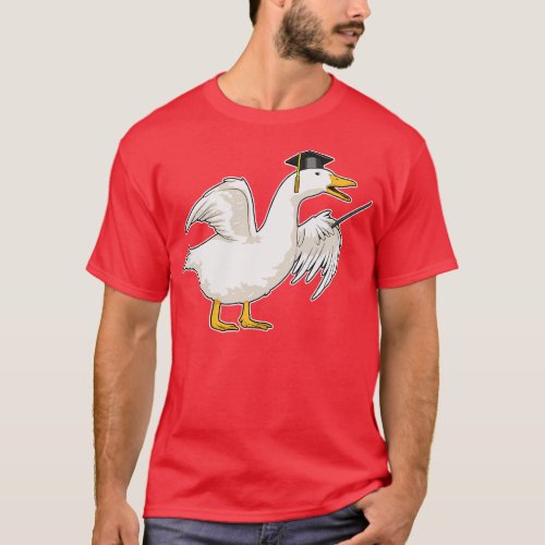 Duck Professor Cylinder T_Shirt