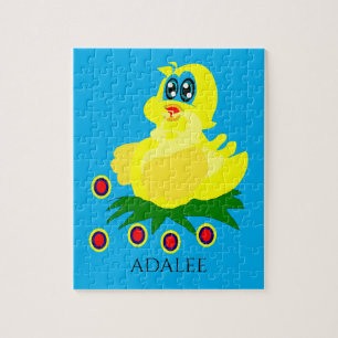 Duck puzzle with Child's name.