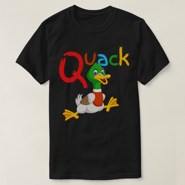 Duck Quacking T-Shirt (Design Front)