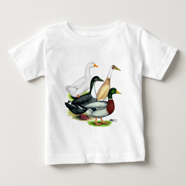 Duck Quartet Baby T-Shirt (Front)