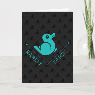 Duck Rabbit Illusion Card