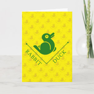 Duck Rabbit Illusion Card