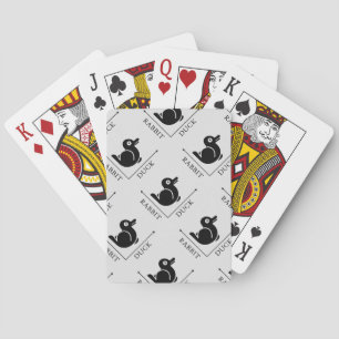 Duck Rabbit Illusion Poker Cards
