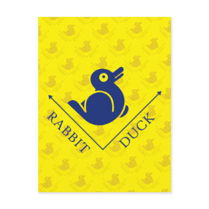 Duck Rabbit Illusion Postcard