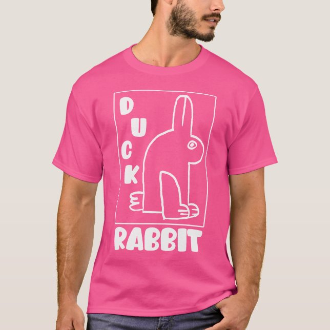 Duck Rabbit Science Physics Math Graph Optical Ill T-Shirt (Front)