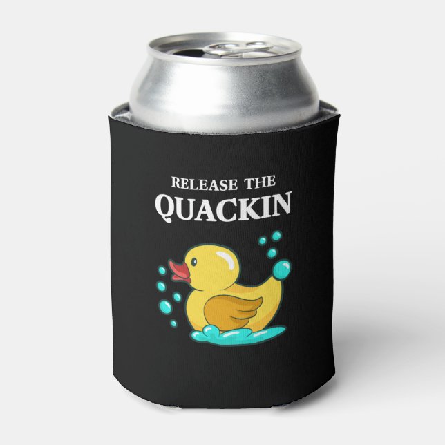 Duck - Release The Quackin Can Cooler (Can Front)