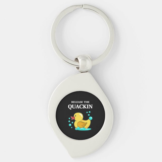 Duck - Release The Quackin Keychain (Front)