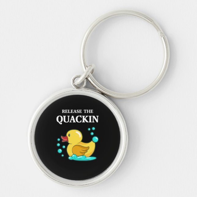 Duck - Release The Quackin Keychain (Front)
