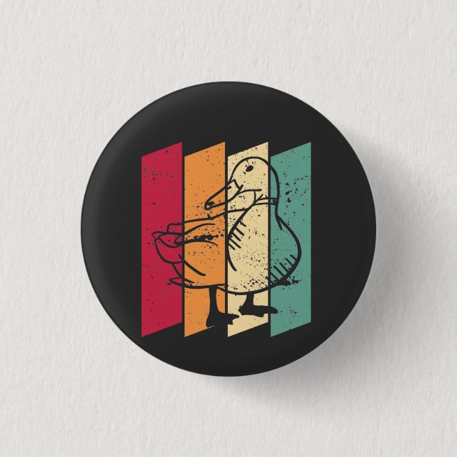 Duck Retro Button (Front)