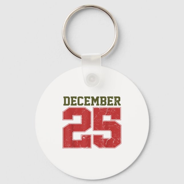 Duck Retro Halls Christmas Mallard Xmas Duck Happy Keychain (Front)