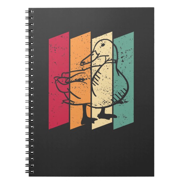 Duck Retro Notebook (Front)