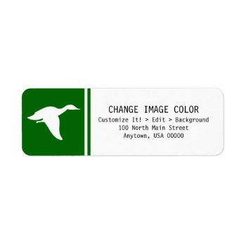 Duck - Return Address Label by Thats_My_Name at Zazzle