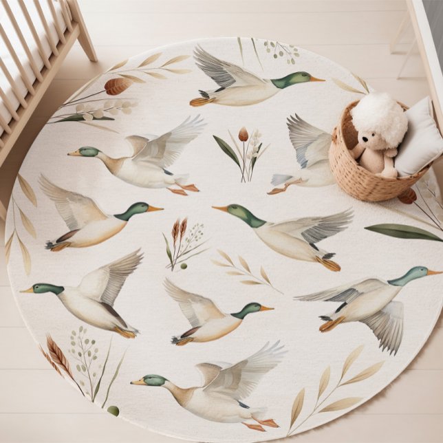 Duck Room Decor, Mallard Duck  Rug (Creator Uploaded)