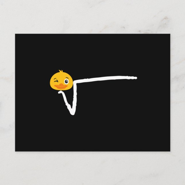 Duck Root T-shirt N-TE Postcard (Front)