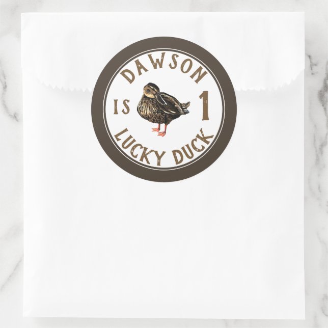 Duck Round Stickers (Bag)