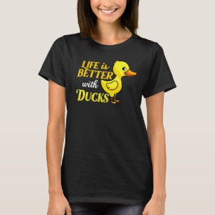 Duck Rubber Ducks Farmer Animal Bird T-Shirt