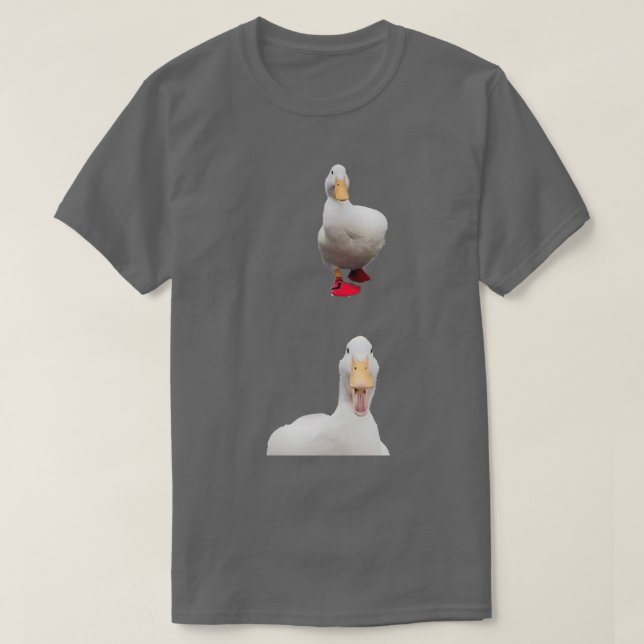 Duck Running NYC Marathon 2021  Wrinkle The Duck M T-Shirt (Design Front)
