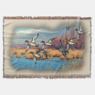 Duck Season Throw Blanket