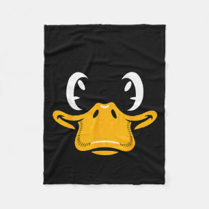 Duck Shirt Adult Kids Men Women Yellow Duck Face C Fleece Blanket
