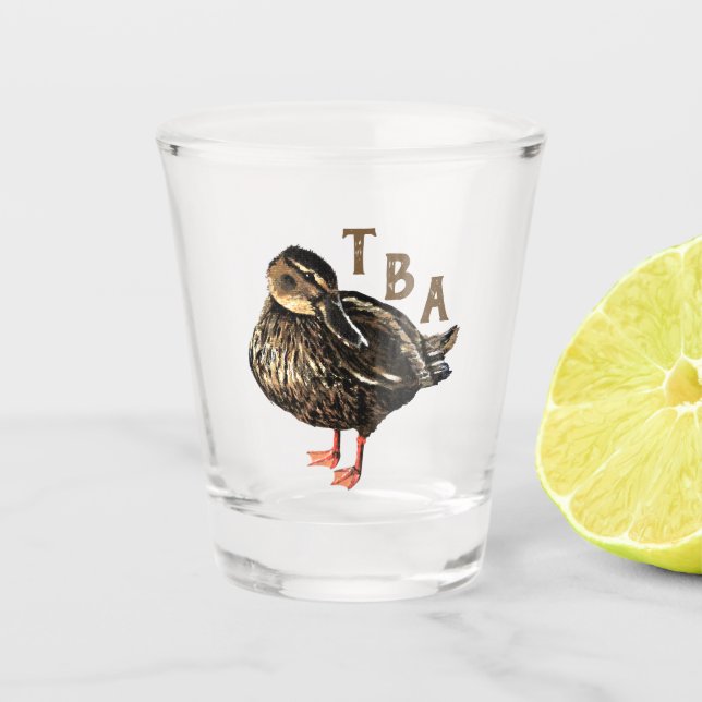 Duck Shot Glass (Front)