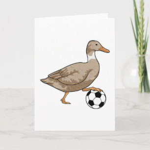 Duck Soccer player Soccer Card
