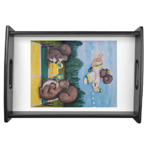 Duck Squirrels Serving Tray