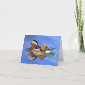 Duck Swimming Encouragement JW Letterpress Thank You Card
