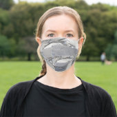 DUCK TAPE CLOTH FACE MASK FUNNY NOVELTY (Outside)