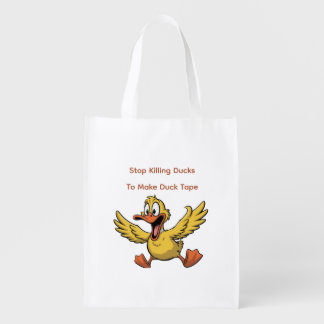 duck tape sarcasm grocery bag