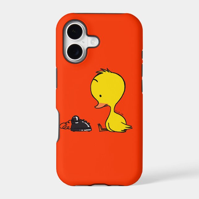 Duck & telephone iphone case (Back)