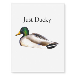 Duck Temporary Tattoos